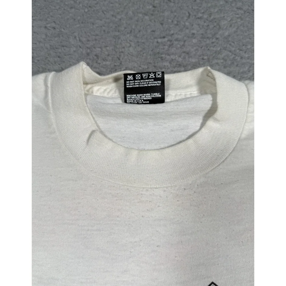 Vintage 1960s Fruit Of The Loom Route Us 66 Got‎ My Kicks White Tshirt Adult XL